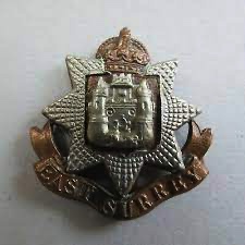 East Surrey Regiment cap badge