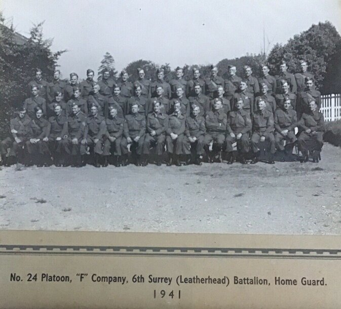 No 24 Platoon, F Company, 6th Surrey Leatherhead Battalion Home Guard, 1941