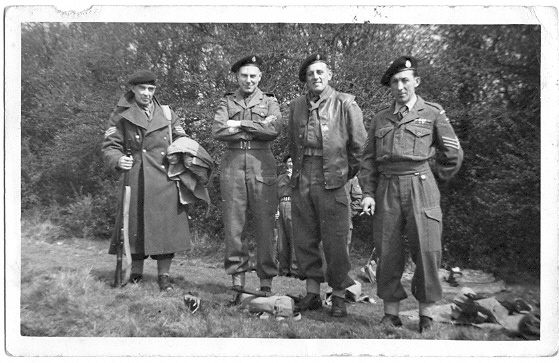 Members of the re-formed Leatherhead Home Guard, 1950s