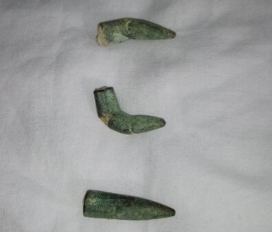 Spent .303 bullets recovered from the range area