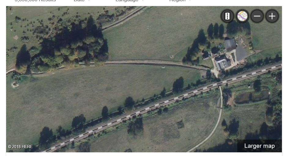 Westcott East Range aerial view